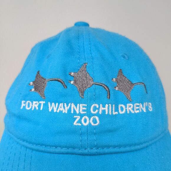 Jacobson Boys Strapback Hat Blue Fort Wayne Children's Zoo Embroidered Logo - Picture 4 of 12